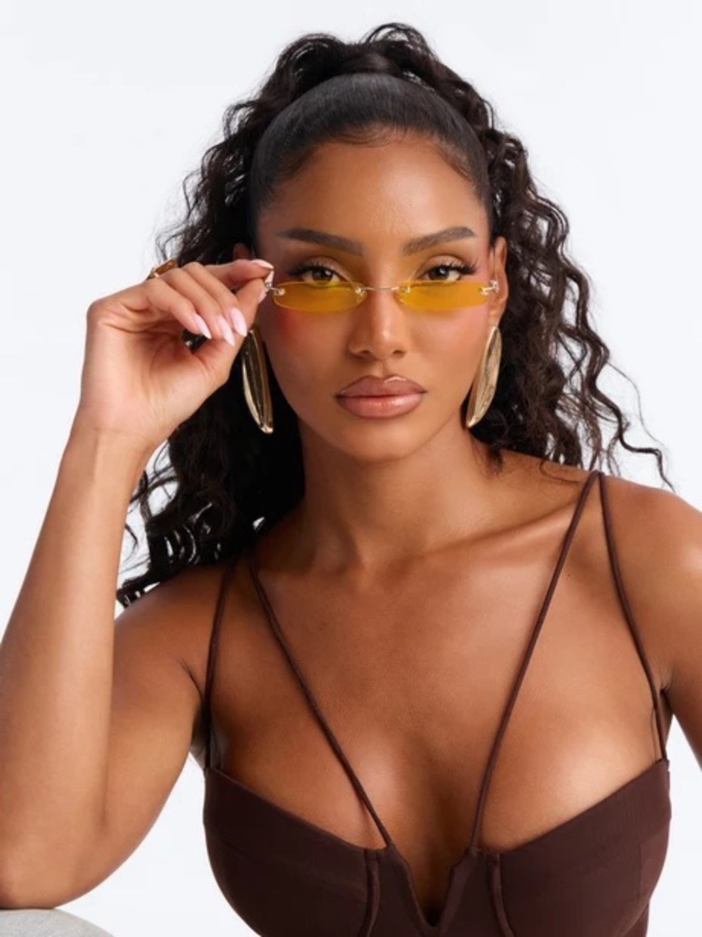 Skinny Margarita Rimless Sunglasses NEW 🏷️